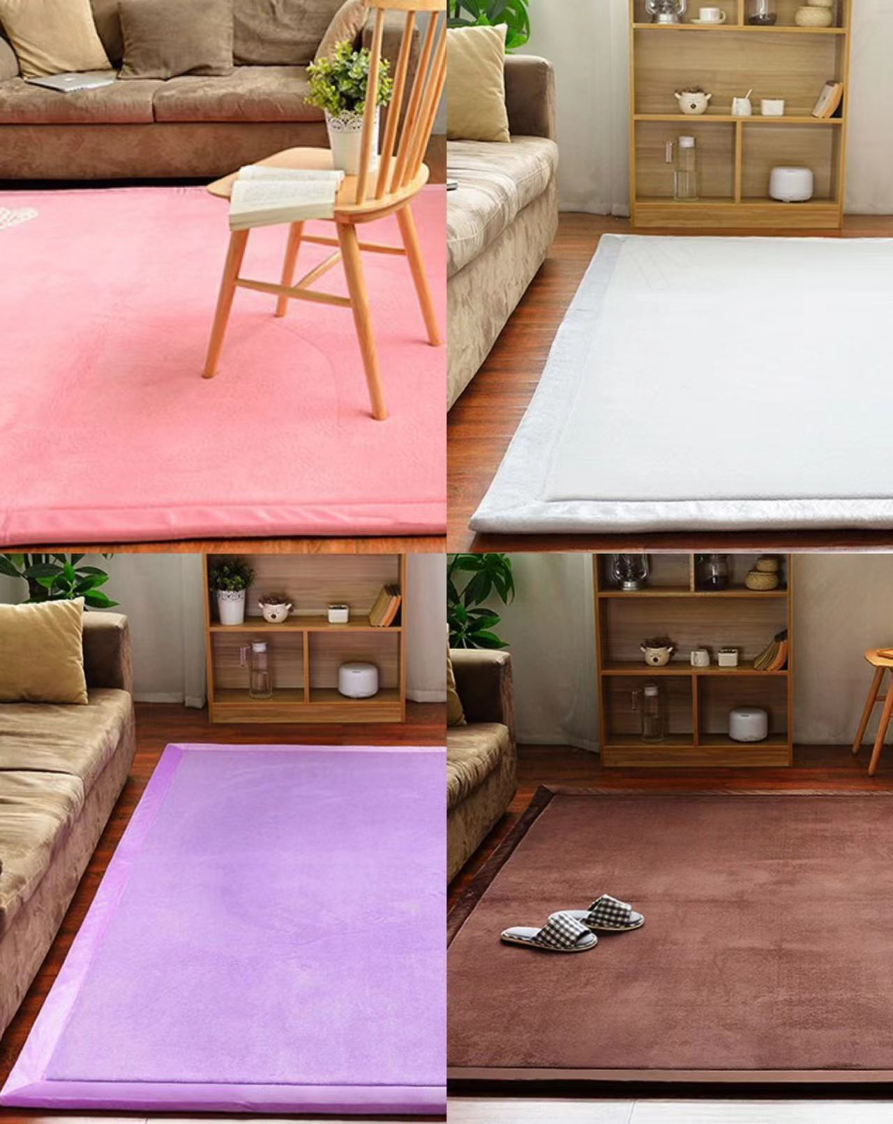 ラグ 260×260 低反発ラグ 夏用 カーペット 260 260 夏 ラグマット ふわふわ おしゃれ 夏用ラグ 厚手 2cm 北欧 センターラグ 6畳 マイクロファイバー 絨毯 滑り止め 低反発カーペット オーダー フランネル ラグ リビング かわいい オールシーズン 快適 さらさら 肌触り良い