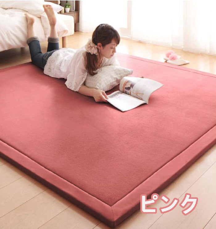 ラグ 260×260 低反発ラグ 夏用 カーペット 260 260 夏 ラグマット ふわふわ おしゃれ 夏用ラグ 厚手 2cm 北欧 センターラグ 6畳 マイクロファイバー 絨毯 滑り止め 低反発カーペット オーダー フランネル ラグ リビング かわいい オールシーズン 快適 さらさら 肌触り良い