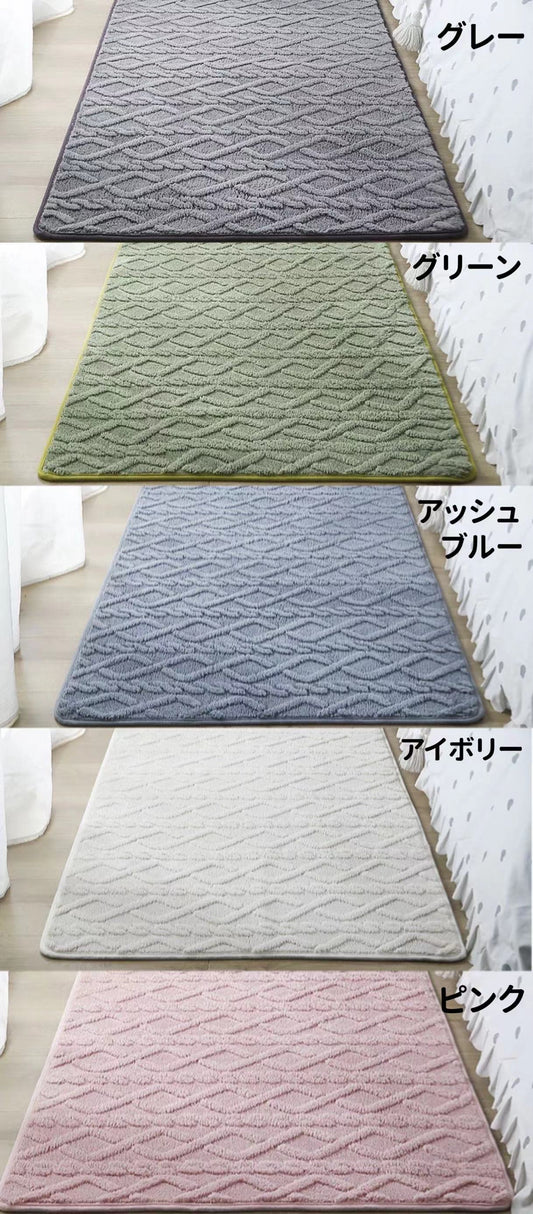 ラグ 160×160 正方形 低反発 ラグ 小さめ ラグマット 夏用 厚手 ジョイントラグ 洗える ジョイントマット 大判 低反発カーペット 北欧 おしゃれ かわいい 絨毯 滑り止め フランネルラグ ウレタン ラグカーペット 夏 さらさら リビング ラグ パイル 短 肌触り良い マット 160